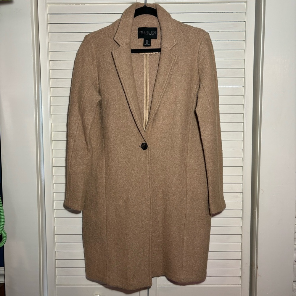Rachel Zoe Wool Blend Peacoat